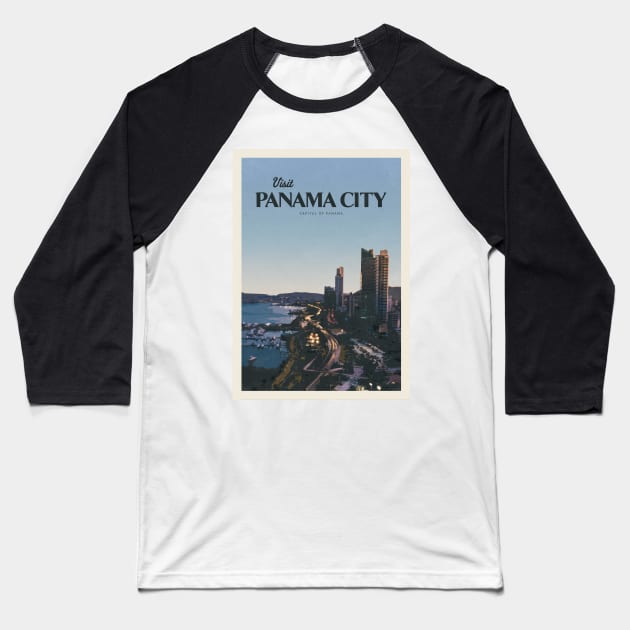 Visit Panama City Baseball T-Shirt by Mercury Club